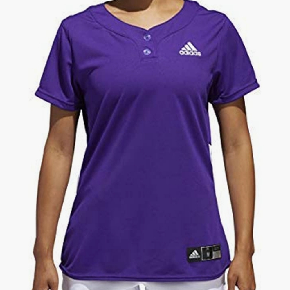 Adidas Womens Softball Diamond Queen Elite 2 Button Jersey